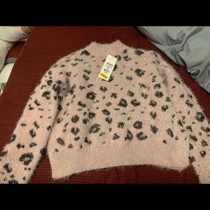 Cheetah print sweater